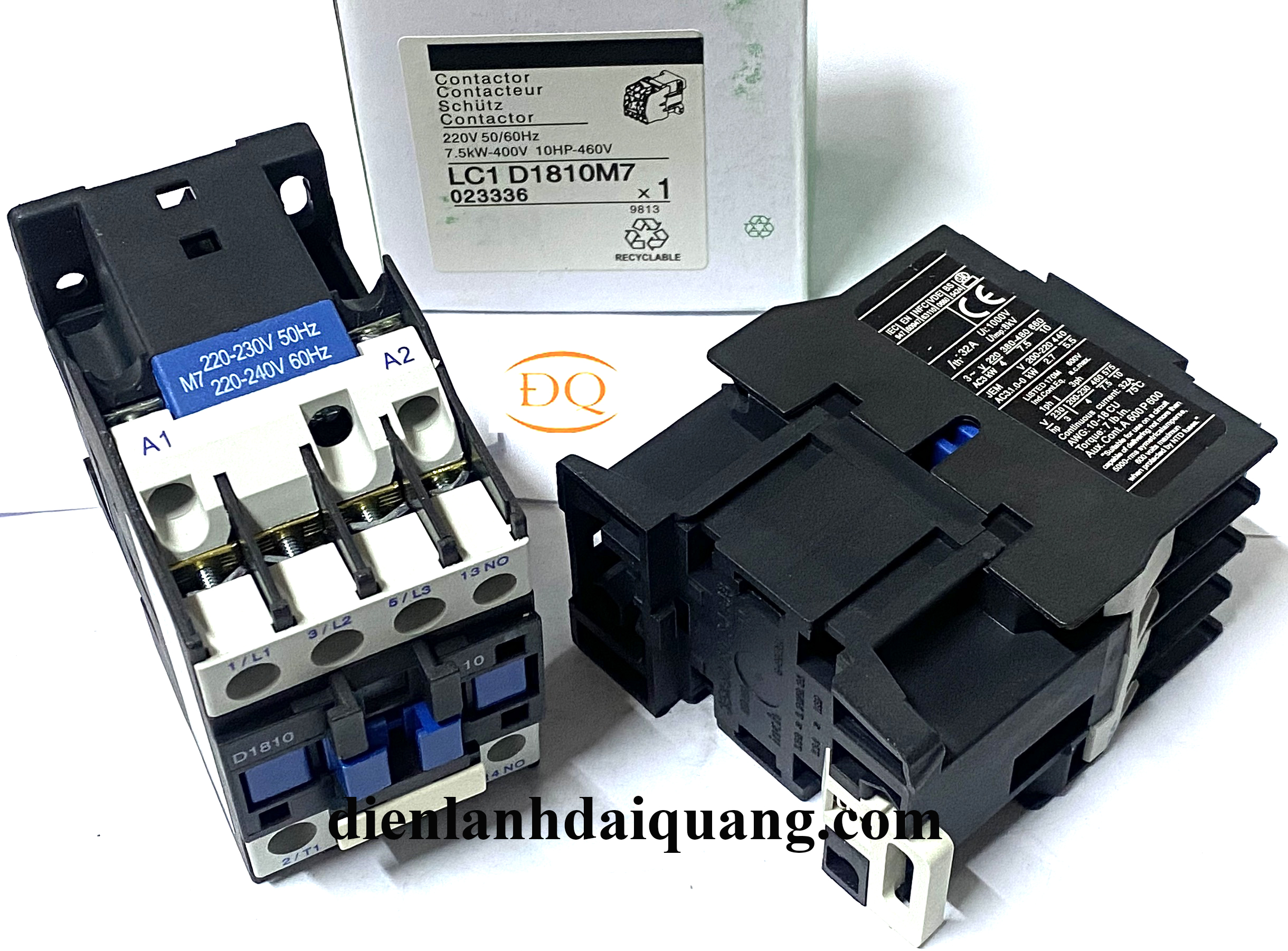 Khởi động từ 3 pha 1810 220V